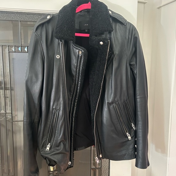 Men’s IRO leather bomber in immaculate condition. - Picture 2 of 2